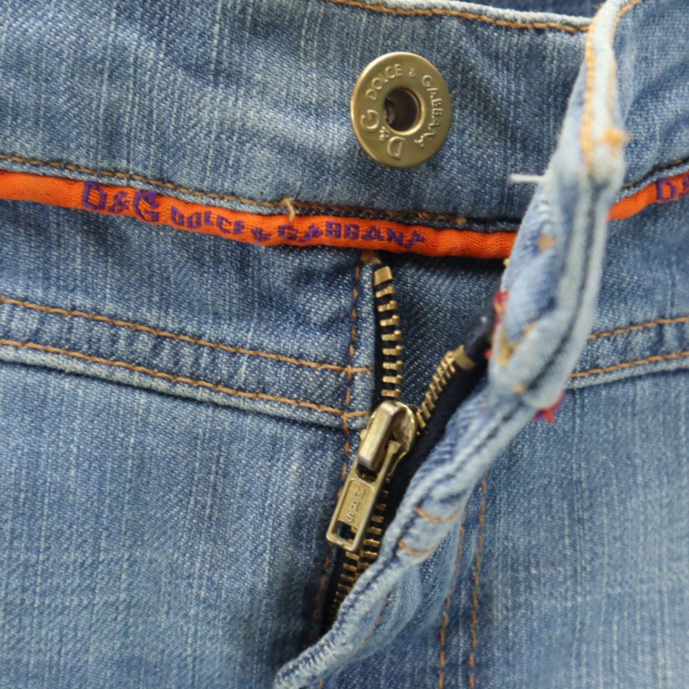 ドルチェアンドガッバーナ ミニ丈 デニム タイトスカート 22/36 DOLCE&GABBANA レディース