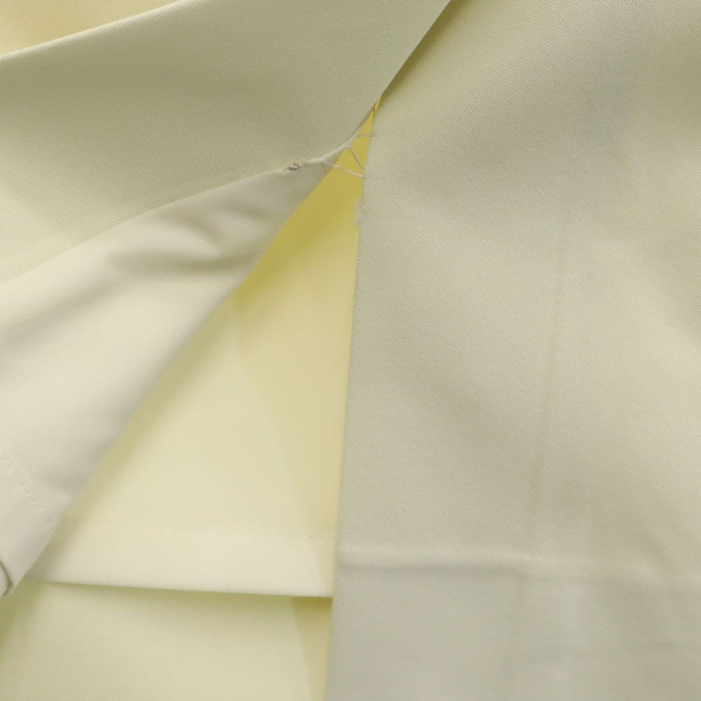 LANVIN ランバン 日本製 ミディ丈 スカート 36 ベージュ バックジップ レディース