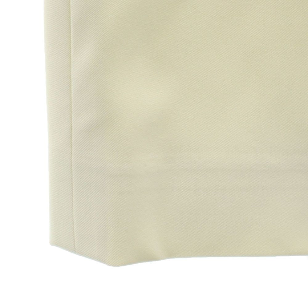 LANVIN ランバン 日本製 ミディ丈 スカート 36 ベージュ バックジップ レディース