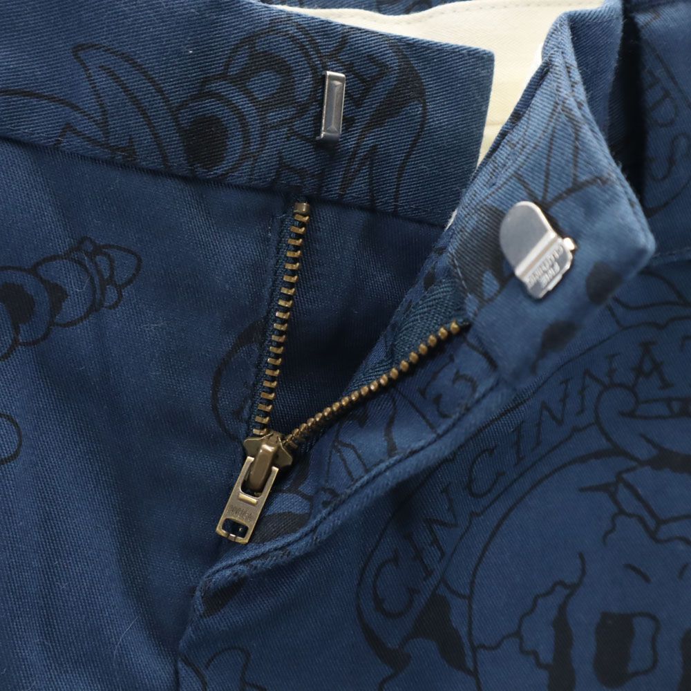 WACKO MARIA ワコマリア 日本製 スカル柄 ショートパンツ M ブルー系 メンズ