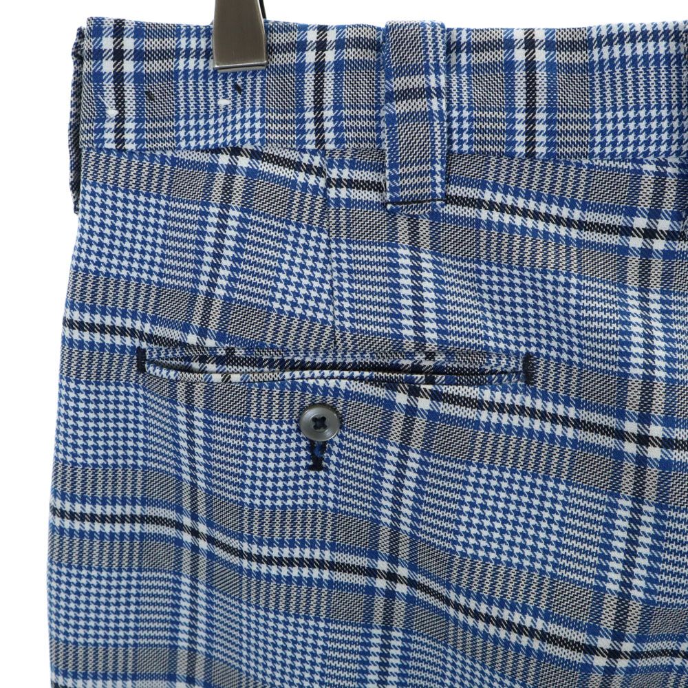 VINTAGE ヴィンテージ 80s ロケットタロン チェック柄 ショートパンツ ブルー系 メンズ