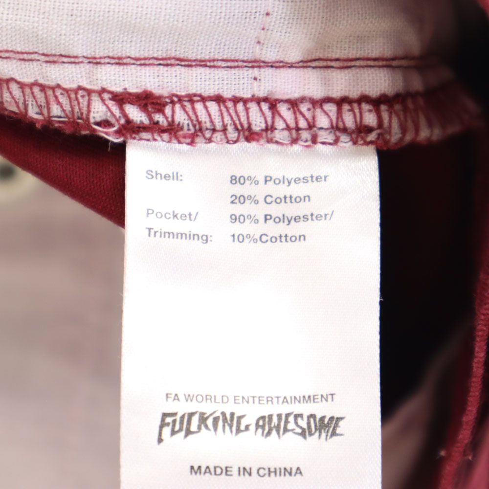 FULKING AWESDME ファッキンオーサム カットオフ ショートパンツ w32 エンジ メンズ