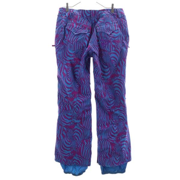 BURTON バートン 総柄 スノーボード 中綿入 パンツ M ネイビー系 スキー ウインタースポーツ スノボ メンズ