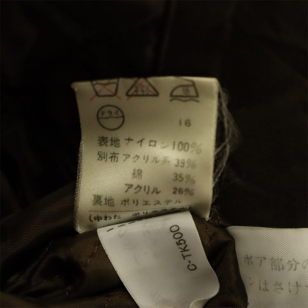 Calvin klein カルバンクライン 90s ダブルブレスト 中綿コート S ブラウン オールド ヴィンテージ レディース