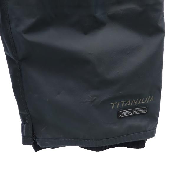 Columbia コロンビア アウトドア オーバーオール S グレー レインパンツ メンズ