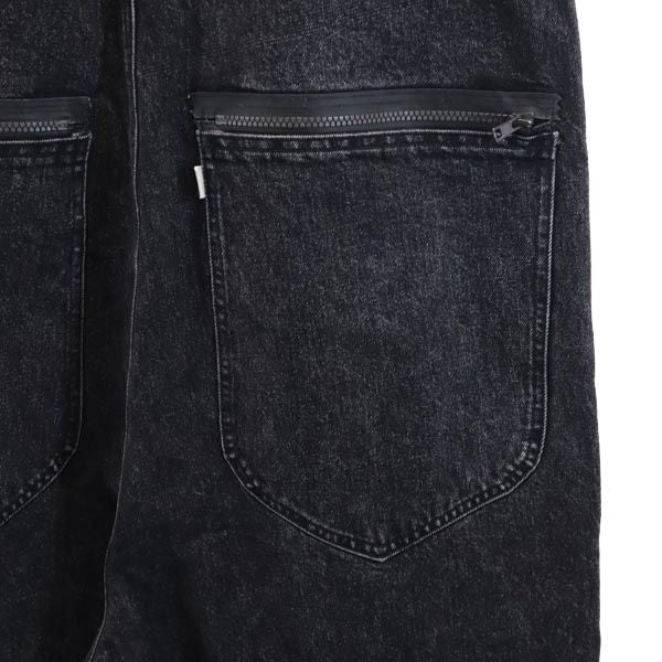 ESSAY エッセイ デニム オーバーオール OS 黒 メンズ