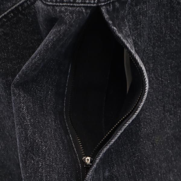 ESSAY エッセイ デニム オーバーオール OS 黒 メンズ