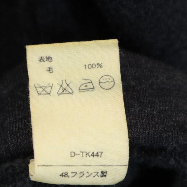 A.P.C. アーペーセー フランス製 ウールジャケット 1 黒 ダメージ加工 メンズ