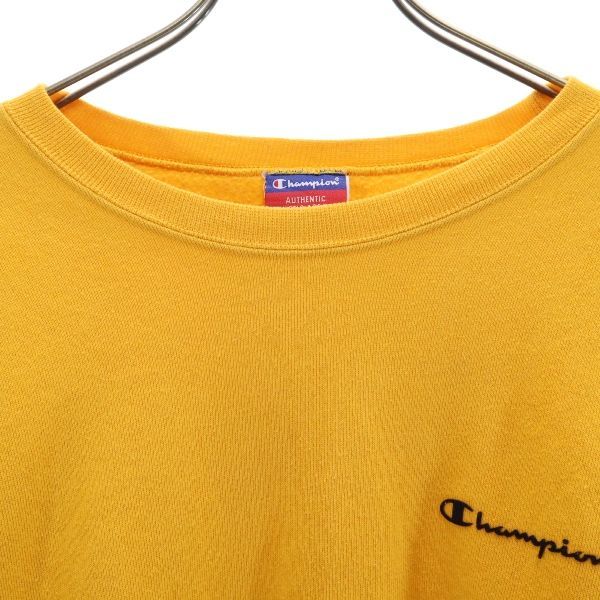 Champion チャンピオン 90s 長袖 トレーナー M オレンジ スウェット メンズ