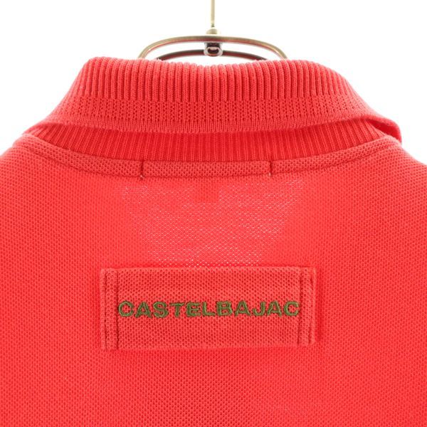 Castelbajac sport カステルバジャックスポーツ ゴルフ 長袖 ポロシャツ 1 赤 メンズ