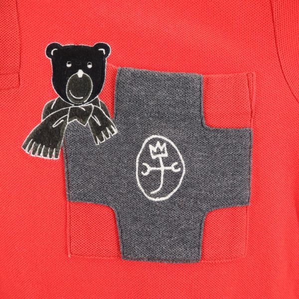 Castelbajac sport カステルバジャックスポーツ ゴルフ 長袖 ポロシャツ 1 赤 メンズ