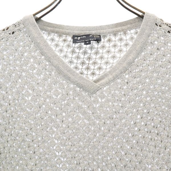 agnes b. アニエスベー 長袖 セーター 1 グレー ニット レディース