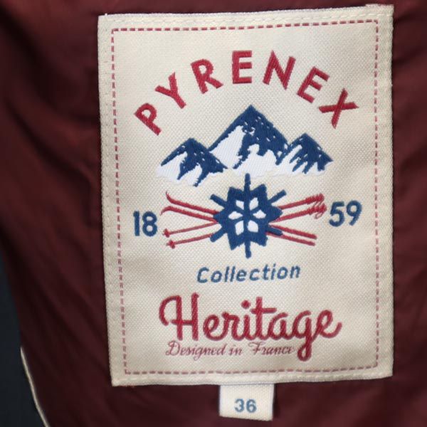 ピレネックス ダウンジャケット 36 紺 Pyrenex メンズ