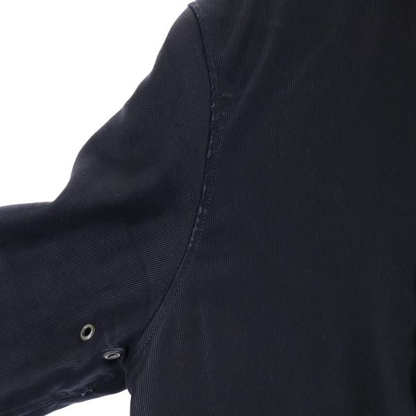 コムデギャルソンオム 2008年 日本製 中綿ジャケット M 黒 COMME des GARCONS HOMME 裏キルティング メンズ