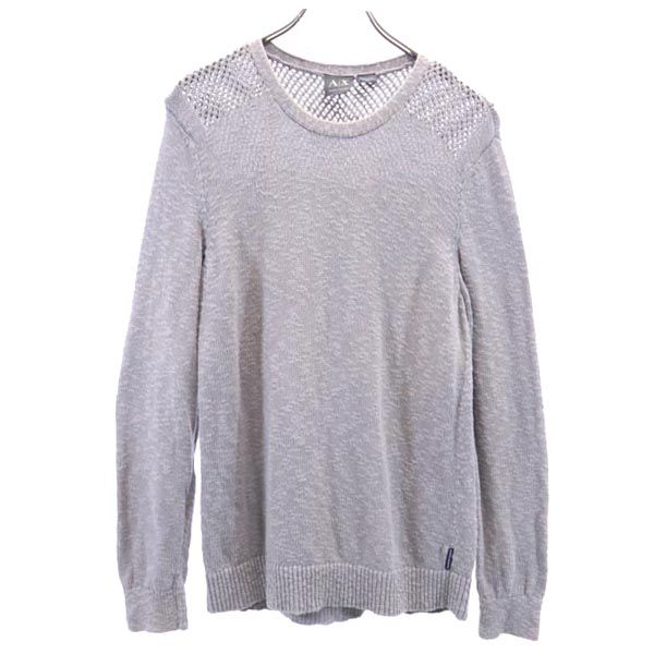 ARMANI EXCHANGE アルマーニエクスチェンジ 長袖 セーター M グレー系 ニット メンズ