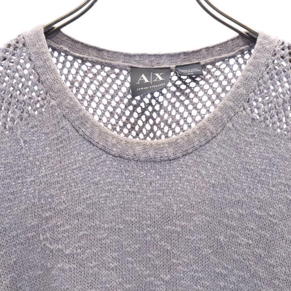 ARMANI EXCHANGE アルマーニエクスチェンジ 長袖 セーター M グレー系 ニット メンズ