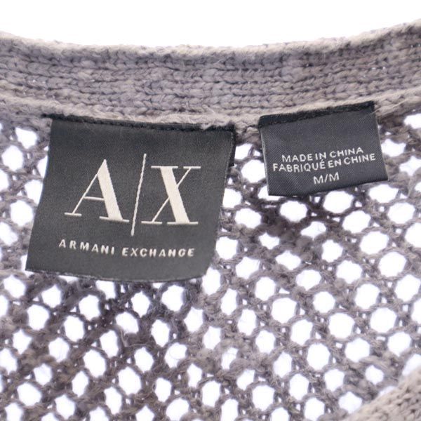 ARMANI EXCHANGE アルマーニエクスチェンジ 長袖 セーター M グレー系 ニット メンズ