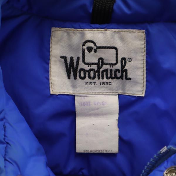 ウールリッチ 70s ヴィンテージ 白タグ ダウンジャケット 青系 WOOLRICH メンズ
