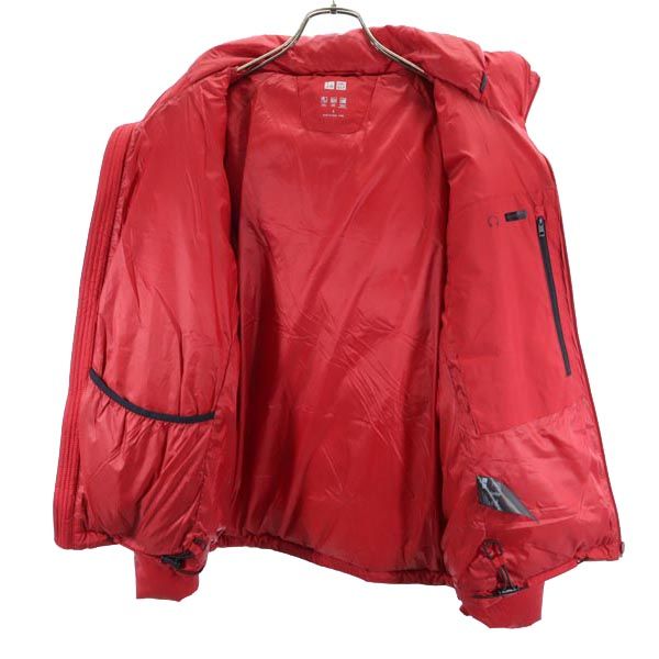 UNIQLO ユニクロ シームレス ダウンパーカー S レッド ジャケット メンズ