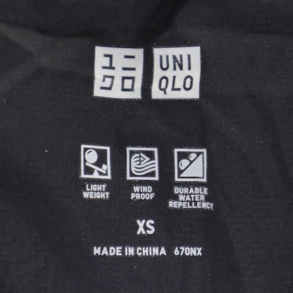 UNIQLO ユニクロ シームレス ダウンパーカー XS ブラック ジャケット メンズ