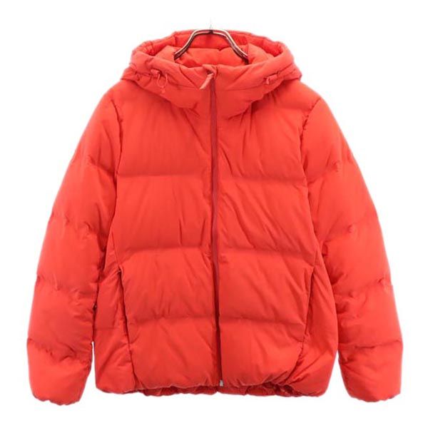 UNIQLO ユニクロ シームレス ダウンジャケット L レッド系 レディース