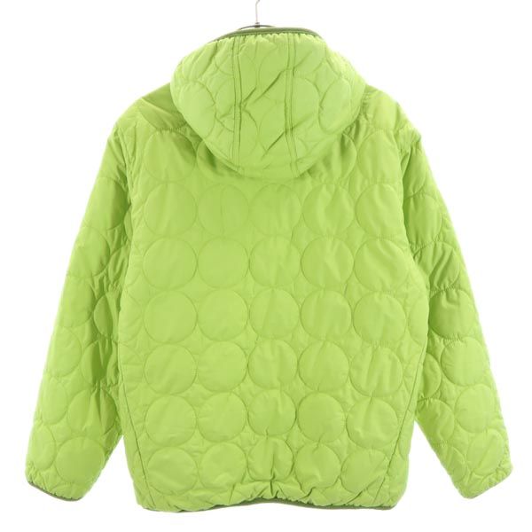 patagonia パタゴニア ロゴタグ リバーシブル 中綿ジャケット グリーン系 アウトドア キルティング フード レディース