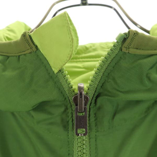 patagonia パタゴニア ロゴタグ リバーシブル 中綿ジャケット グリーン系 アウトドア キルティング フード レディース