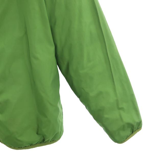 patagonia パタゴニア ロゴタグ リバーシブル 中綿ジャケット グリーン系 アウトドア キルティング フード レディース