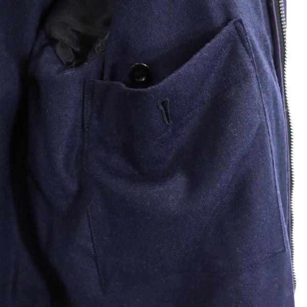 SCYE BASICS サイベーシックス 日本製 カシミヤブレンド ダッフルコート 38 紺 レディース