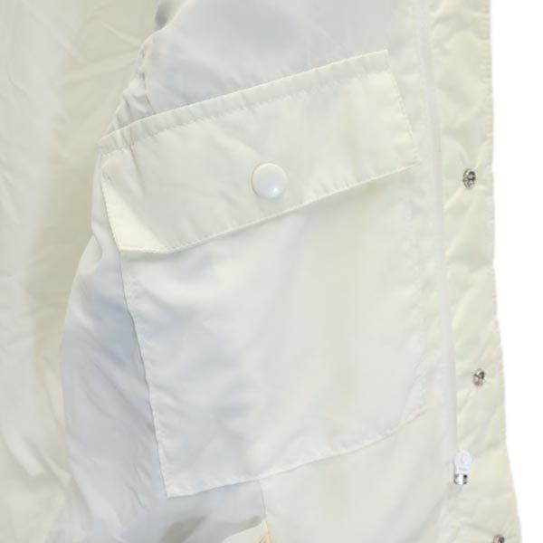 adidas アディダス 70s 80s ヴィンテージ デサント製 ADS-330F トレフォイルロゴ ダウンジャケット M アイボリー×ネイビー メンズ