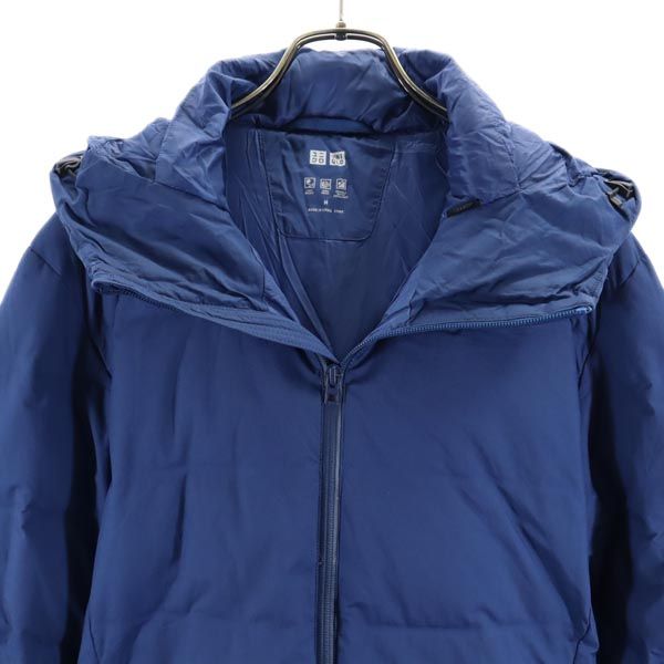 UNIQLO ユニクロ シームレス ダウンジャケット M ネイビー系 メンズ