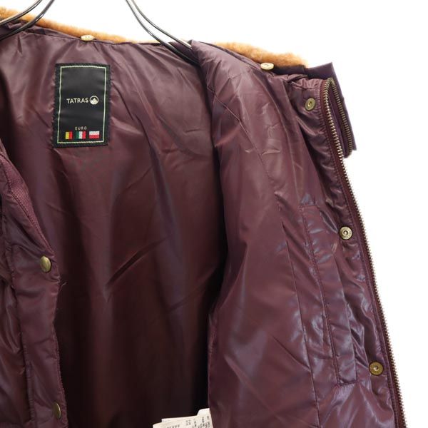 TATRAS タトラス リアルファー ダウンジャケット 1 紫系 レディース