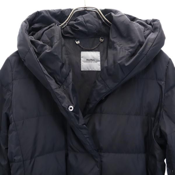 マックスマーラウイークエンドライン ダウンジャケット 36 ネイビー レディース