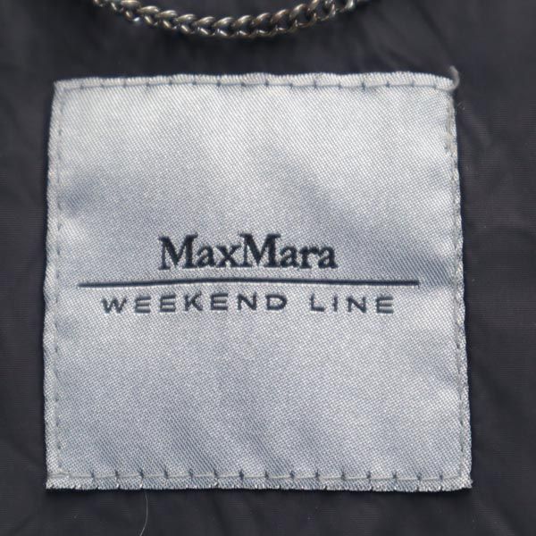 マックスマーラウイークエンドライン ダウンジャケット 36 ネイビー MAX MARA レディース