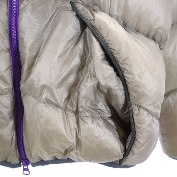 ミレー ロゴ ダウンジャケット S グレー系 MILLET レディース