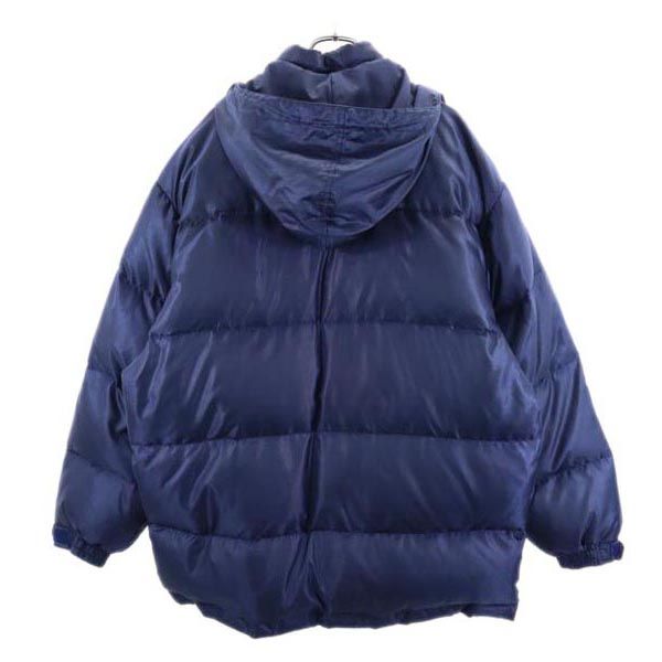 adidas アディダス 80s ADS-8400 デサント製 ヴィンテージ トレフォイルロゴ トレフォイルロゴ ダウンジャケット ネイビー メンズ