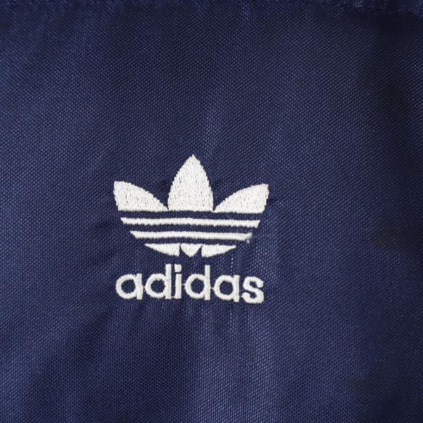 adidas アディダス 80s ADS-8400 デサント製 ヴィンテージ トレフォイルロゴ トレフォイルロゴ ダウンジャケット ネイビー メンズ