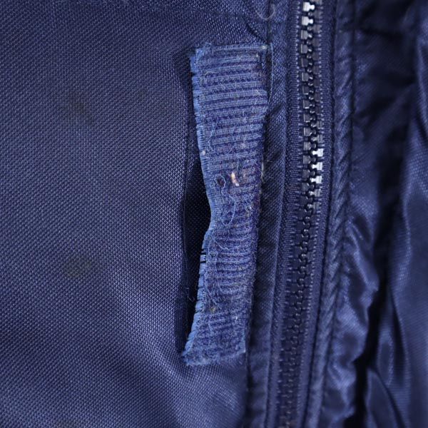 adidas アディダス 80s ADS-8400 デサント製 ヴィンテージ トレフォイルロゴ トレフォイルロゴ ダウンジャケット ネイビー メンズ