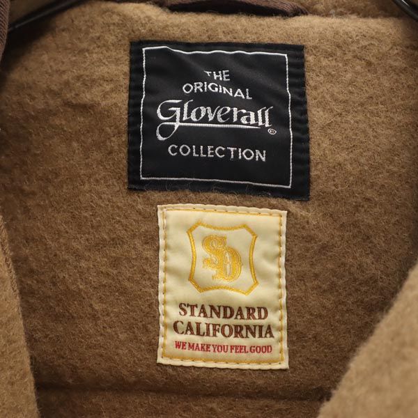 Gloverall グローバーオール 英国製 ウールブレンド ダッフルコート M ベージュ レディース