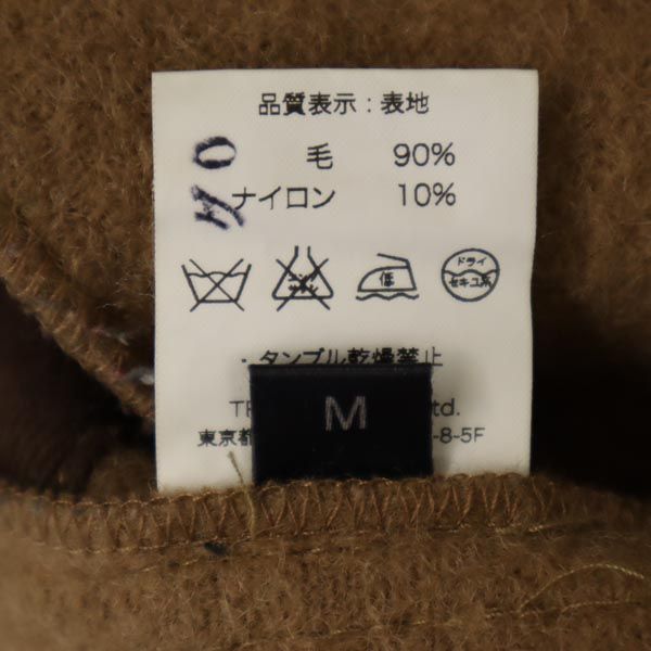 Gloverall グローバーオール 英国製 ウールブレンド ダッフルコート M ベージュ レディース