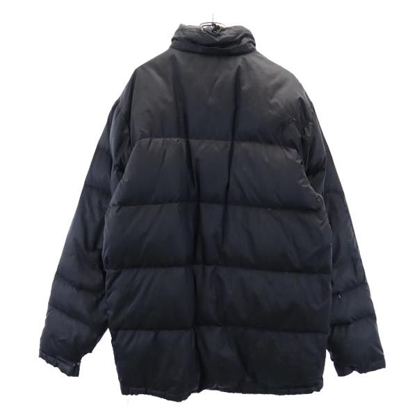 STUSSY ステューシー 紺タグ オールド ダウンジャケット L 黒 メンズ