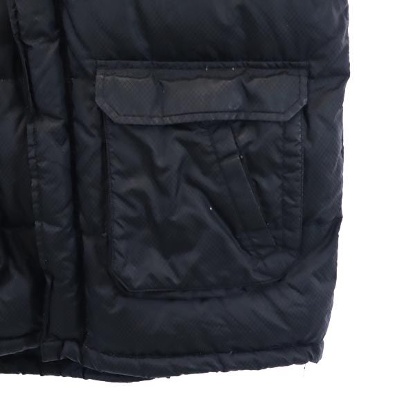 STUSSY ステューシー 紺タグ オールド ダウンジャケット L 黒 メンズ