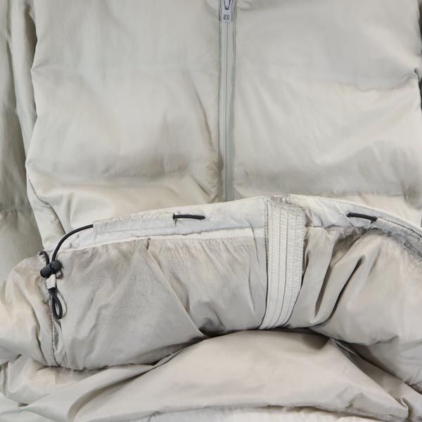 UNIQLO ユニクロ シームレス ダウンジャケット M グレー系 メンズ