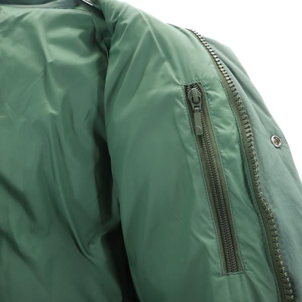 THE NORTH FACE ザノースフェイス NDW91847 ダウンジャケット M 緑系 フード メンズ