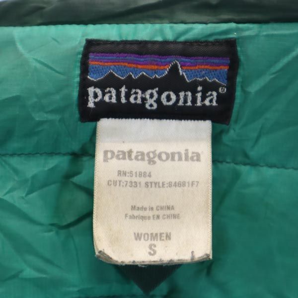 patagonia パタゴニア 2007年 84681 ダウンジャケット S グリーン系 アウトドア レディース