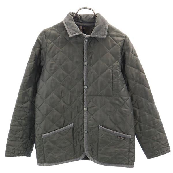 LAVENHAM ラベンハム キルティングジャケット 36 グレー系 レディース