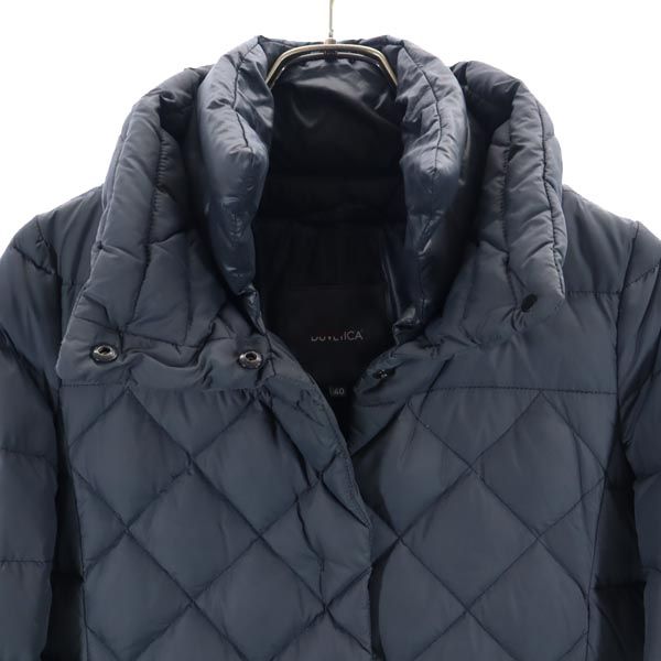 DUVETICA デュベティカ ダブルカラー ダウンジャケット 40 グレー系 レディース