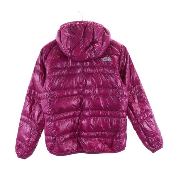 THE NORTH FACE ノースフェイス NDW18171 ダウンジャケット M パープル系 アウトドア 収納ポーチ付 レディース