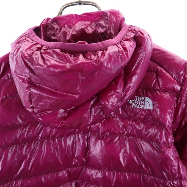 THE NORTH FACE ノースフェイス NDW18171 ダウンジャケット M パープル系 アウトドア 収納ポーチ付 レディース