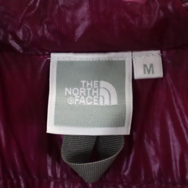 THE NORTH FACE ノースフェイス NDW18171 ダウンジャケット M パープル系 アウトドア 収納ポーチ付 レディース